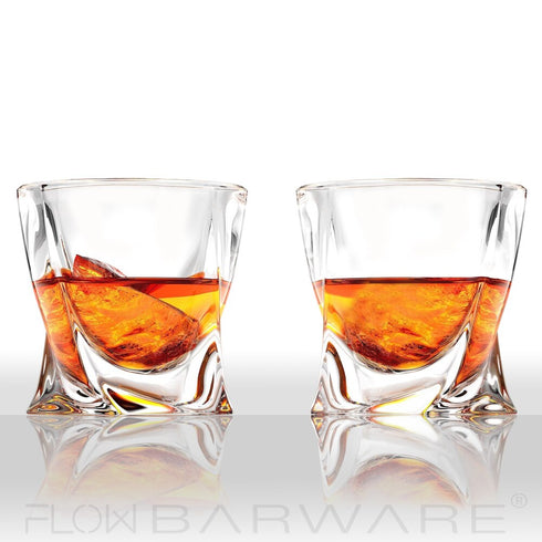 Twist Whisky Glasses & Stones Box Set